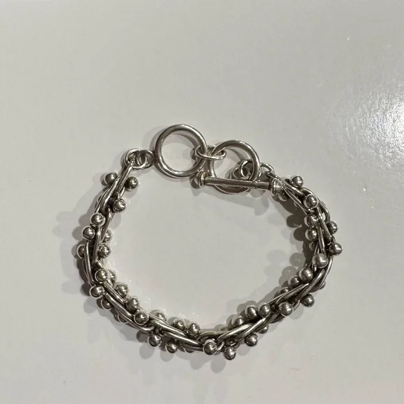 Vintage Mexican 925 silver DNA bracelet - Picture 1 of 6